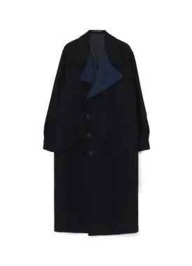014/1 135/2 FLANNEL X DENIM COAT