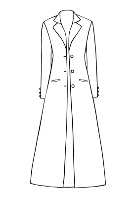 Aquila Coat in Jumoke Sun