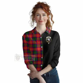 Belshes (Belsches) Tartan Women's Casual Shirt with Family Crest and Half Of Me Style