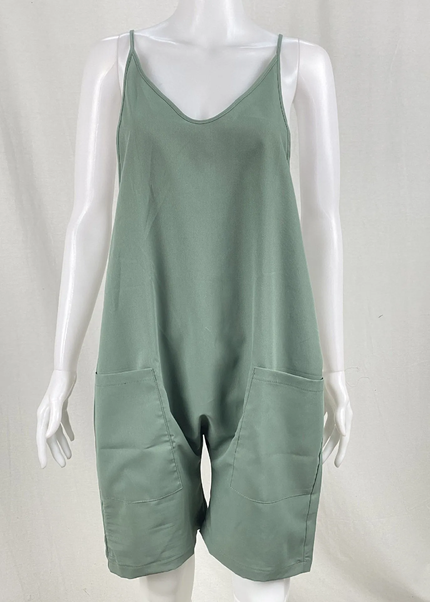 Big Yards Pocket Brown Suspenders Jumpsuits Overalls LY3886