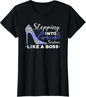 Capricorn Season Boss Horoscope Astrology Zodiac Sign T-Shirt