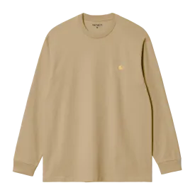 Carhartt WIP L/S Chase T-Shirt - Sable / Gold