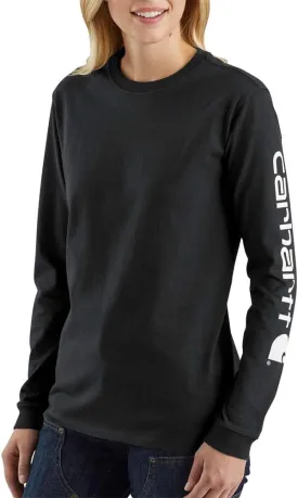 Carhartt Women's 103401 Women's WK231 Long Sleeve Logo T-Shirt