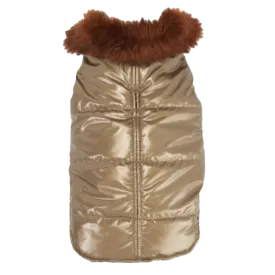 Coat | Gold Aspen Puffer