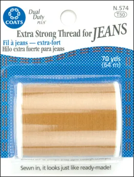Coats Extra Strong Thread For Jeans 70yd - Golden*
