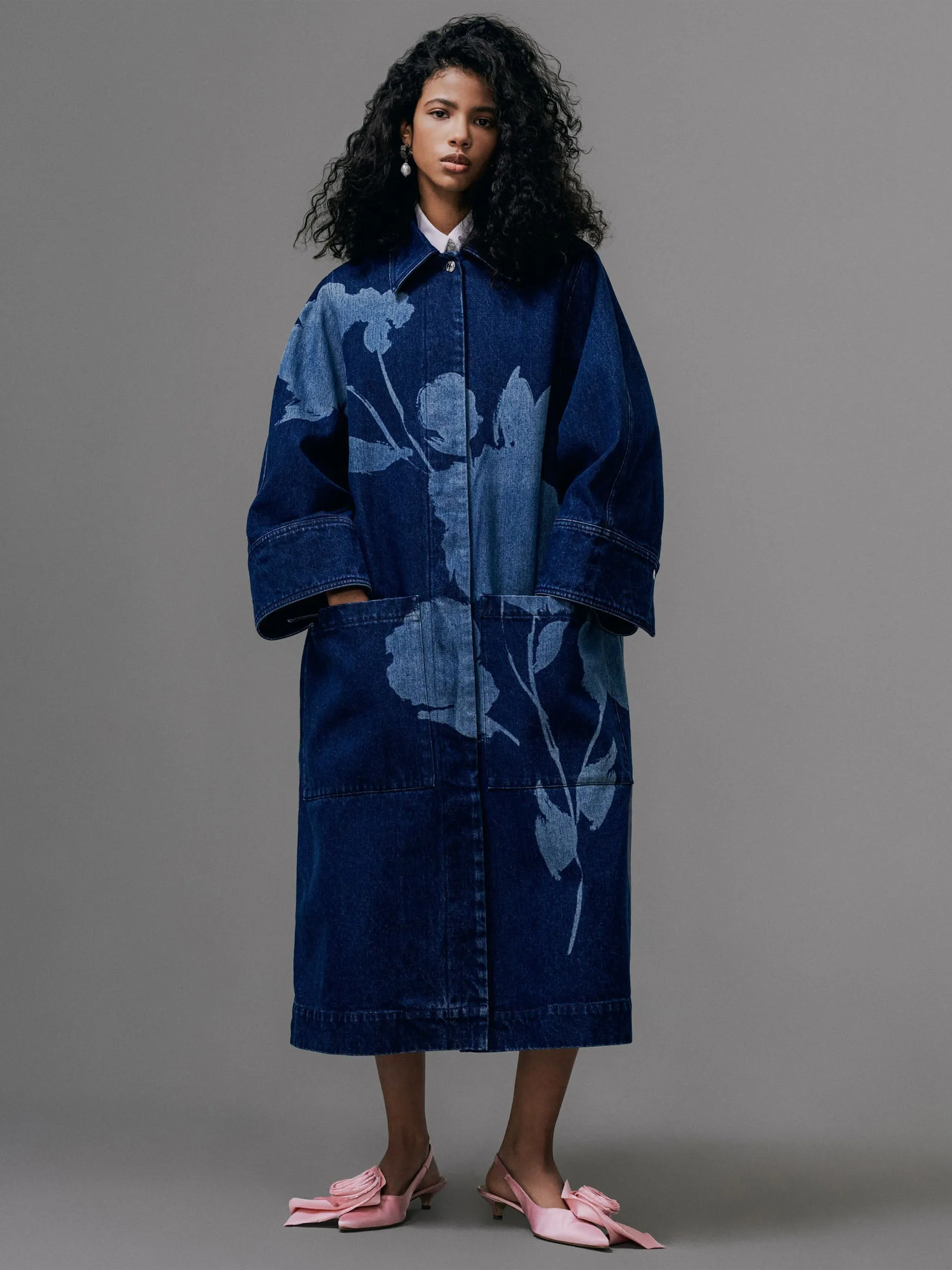Denim coat