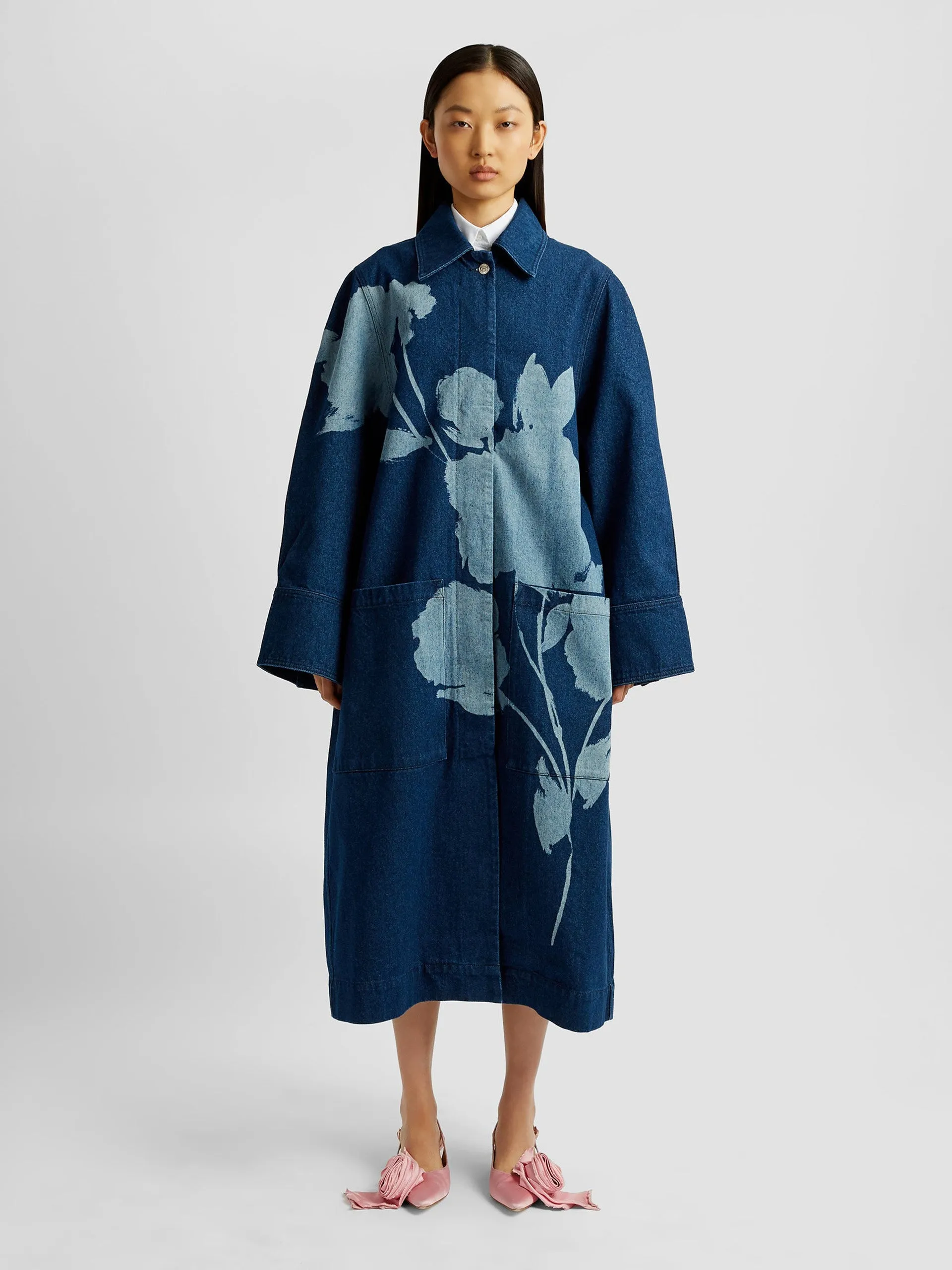 Denim coat