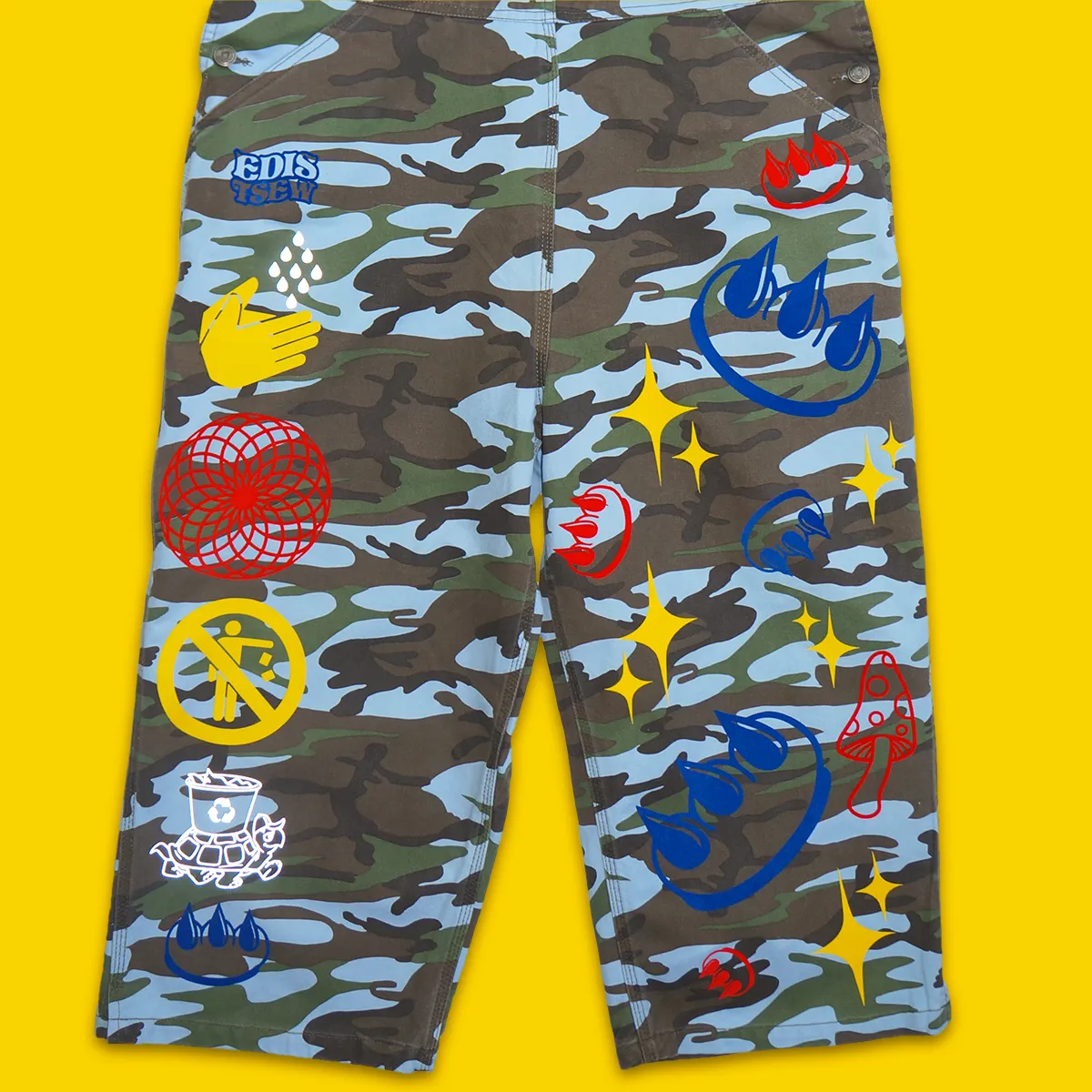EDISTSEW X CLAW 1 OF 1 "CAMO" OVERALLS