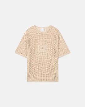 Estienne - Crochet Lace T-Shirt - Creme