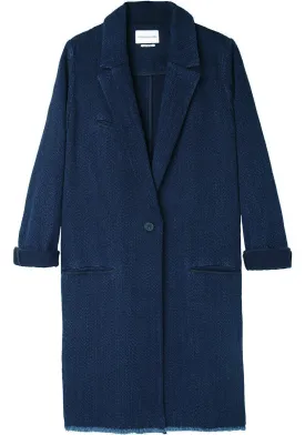 Fara Chevron Denim Coat