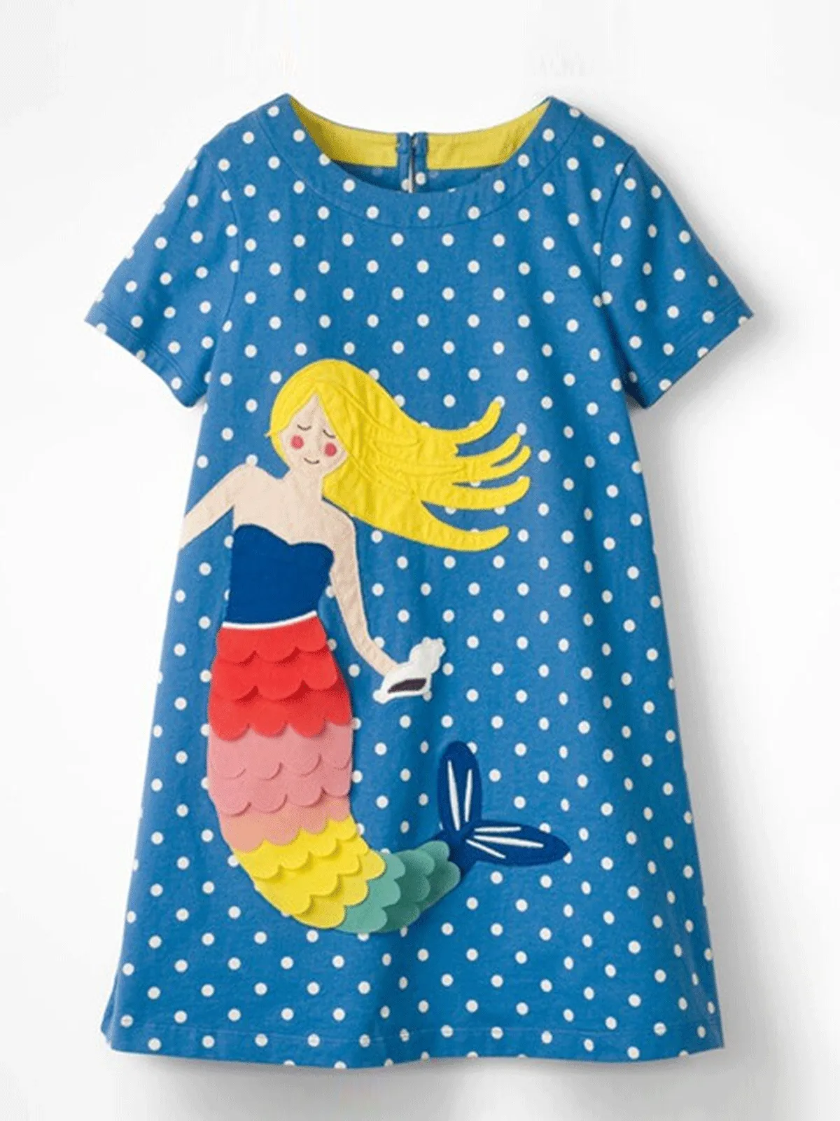 Girls Casual Cotton T-Shirt Dress