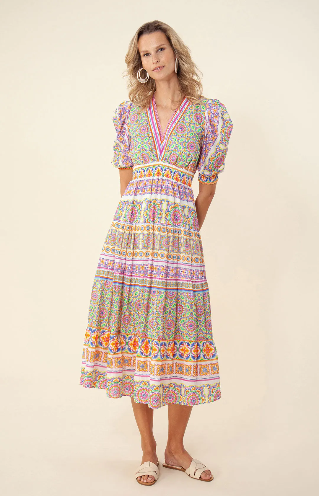Jessamy Tiered Midi Dress