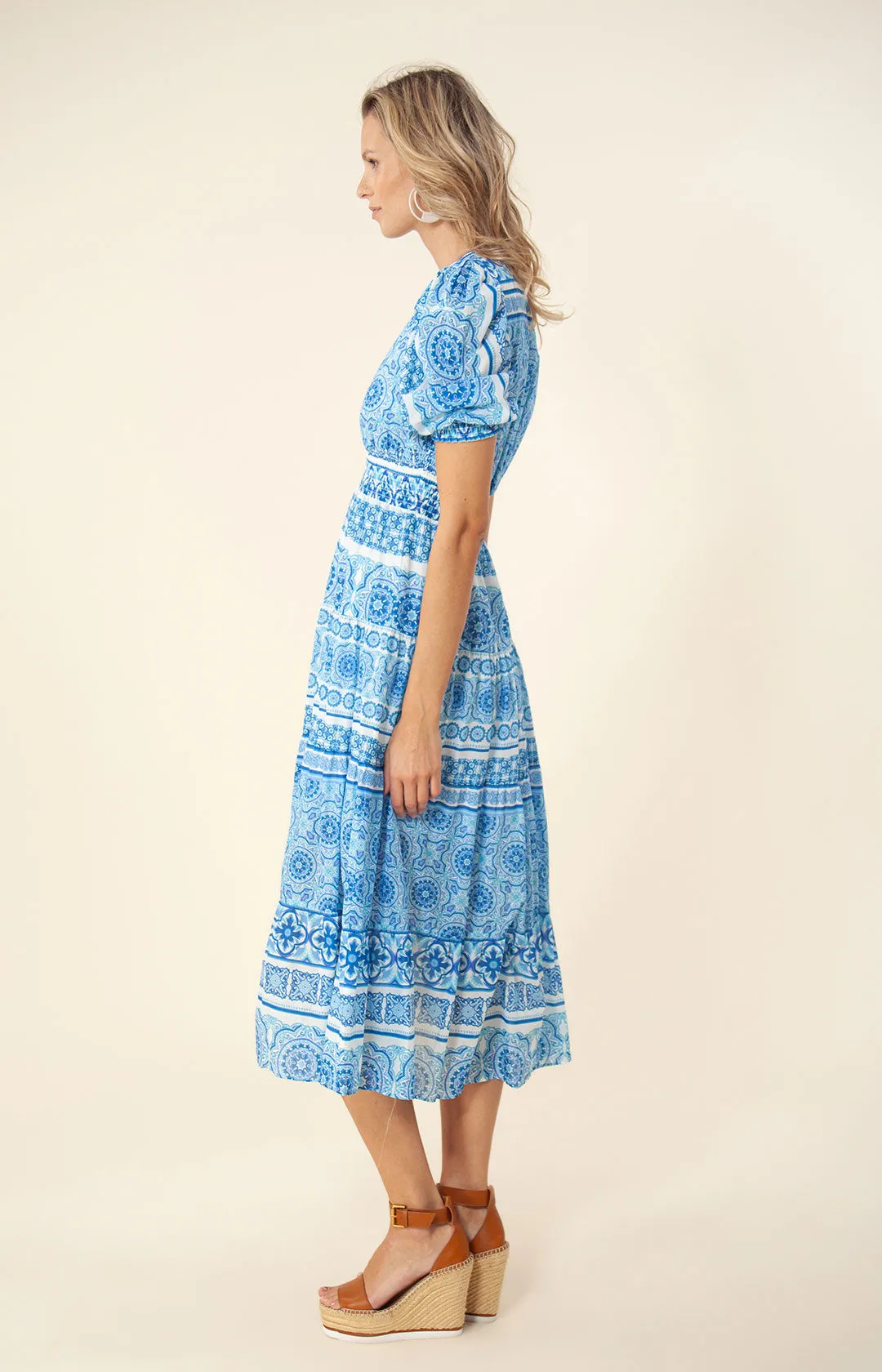 Jessamy Tiered Midi Dress