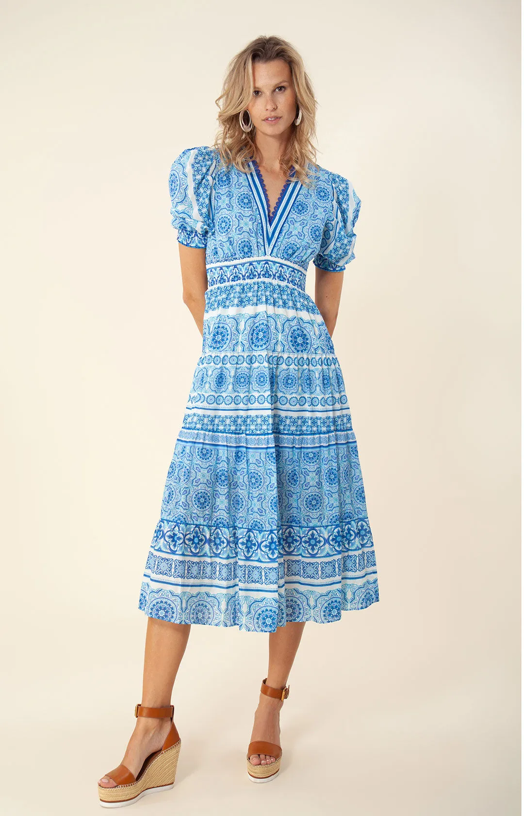 Jessamy Tiered Midi Dress