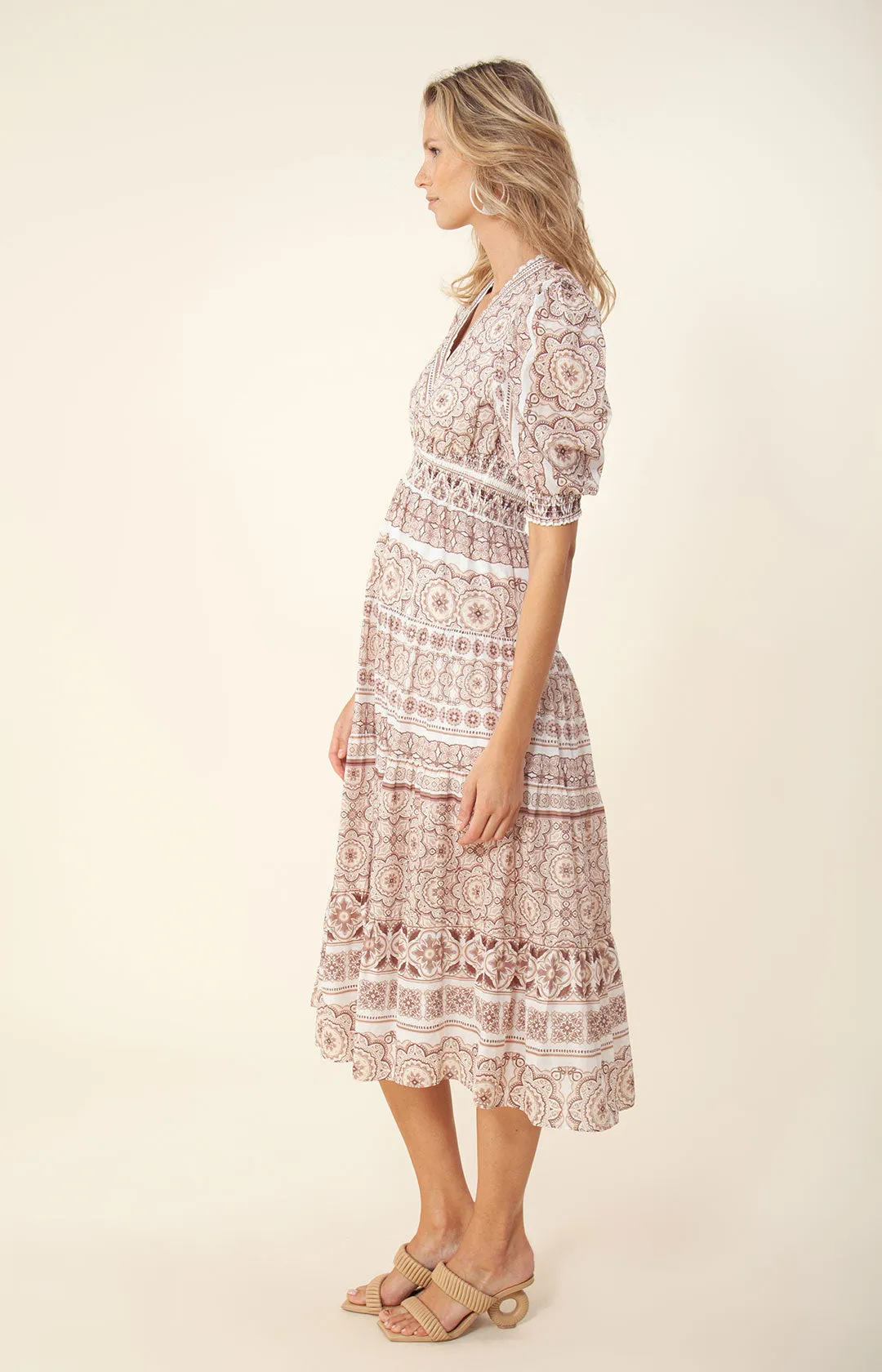 Jessamy Tiered Midi Dress