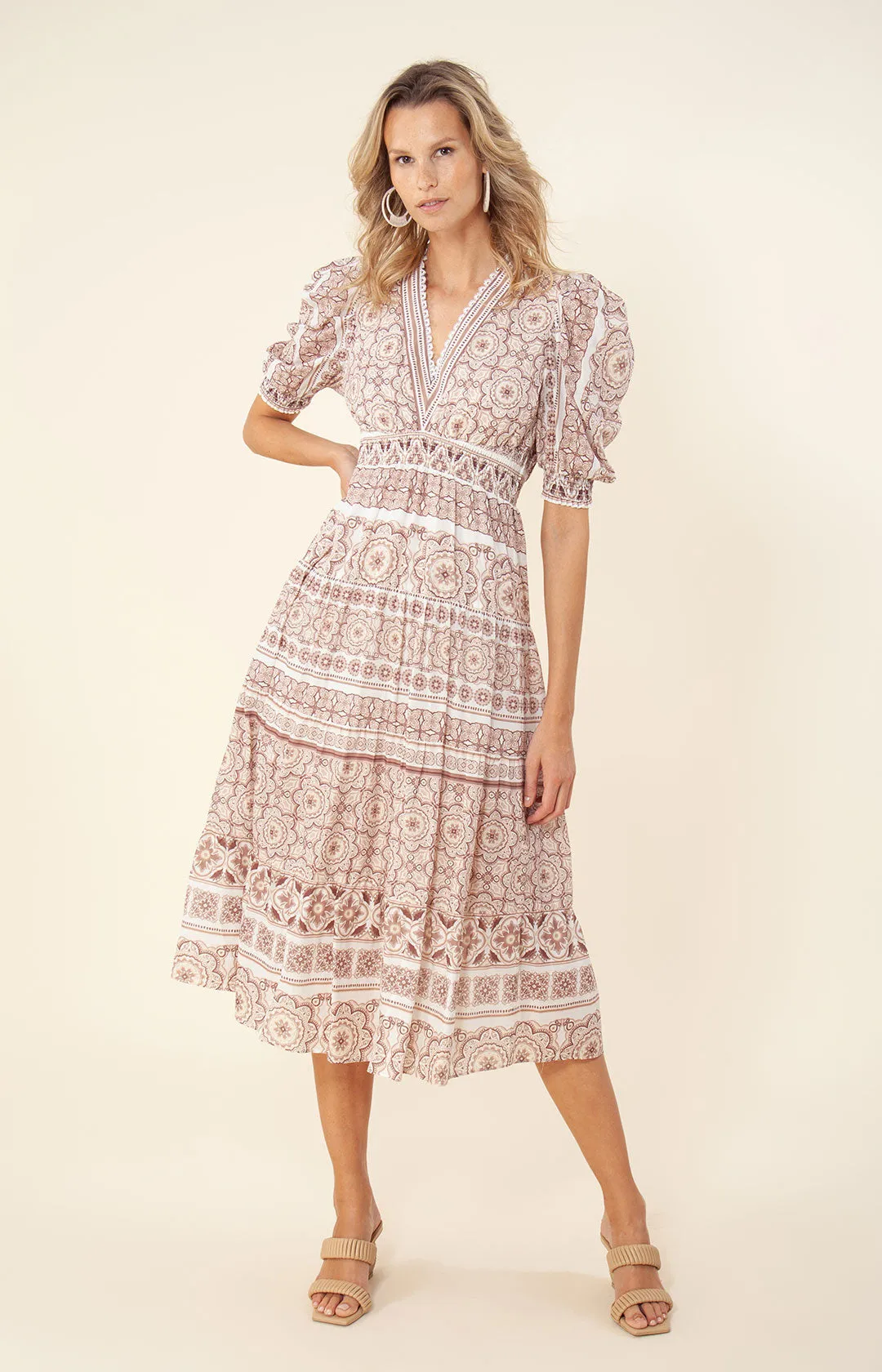Jessamy Tiered Midi Dress
