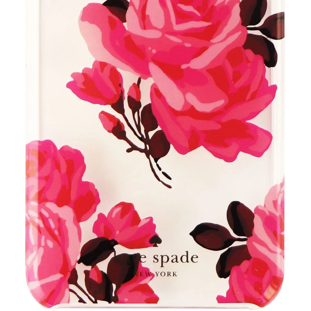 Kate Spade New York Hybrid Case for iPhone 8 Plus / 7 Plus - Clear/Pink Roses
