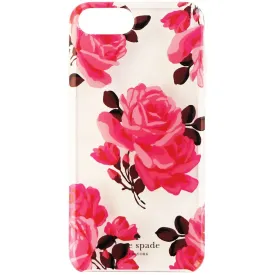Kate Spade New York Hybrid Case for iPhone 8 Plus / 7 Plus - Clear/Pink Roses