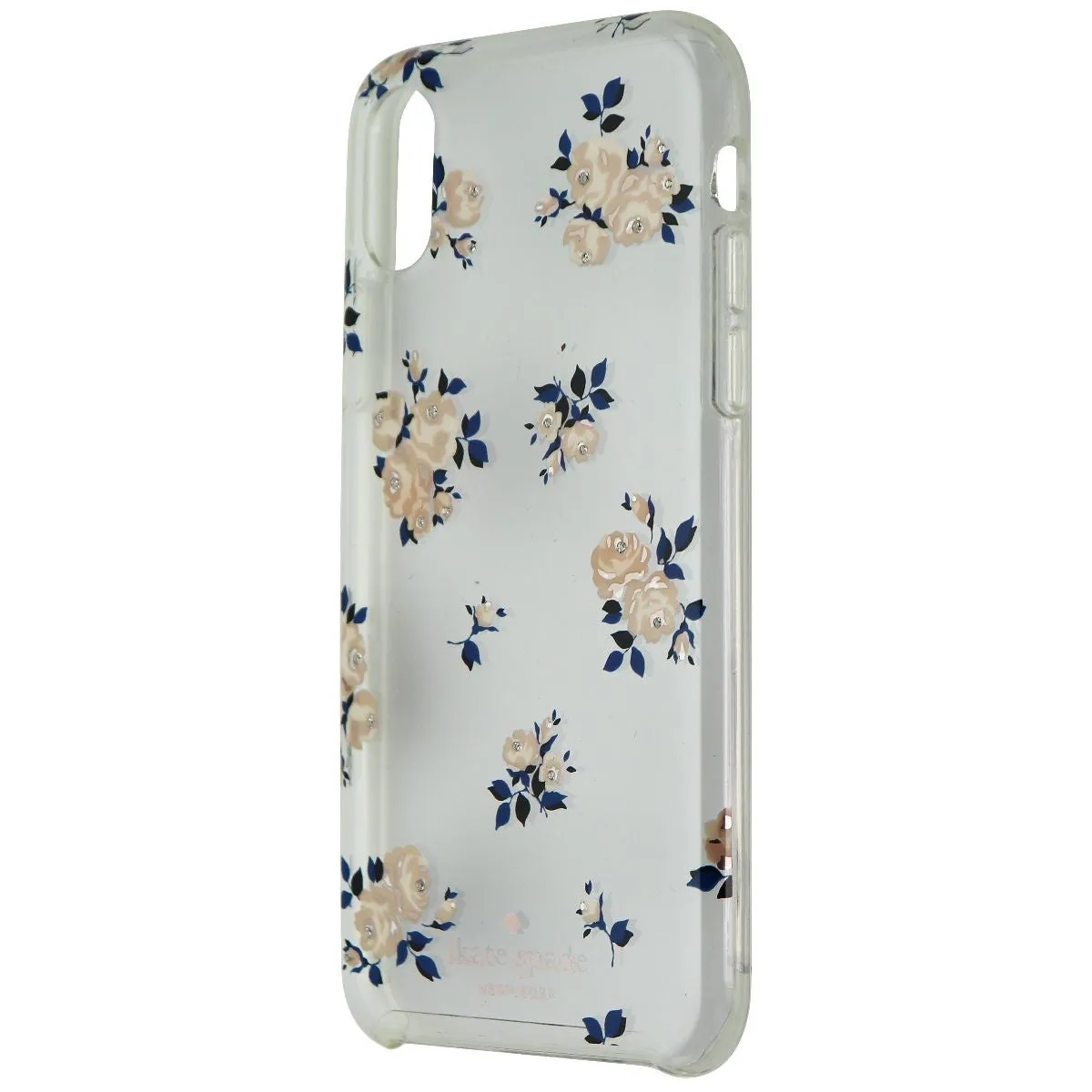 Kate Spade Protective Hardshell Case for iPhone Xs/X - Happy Rose Pink/Blue