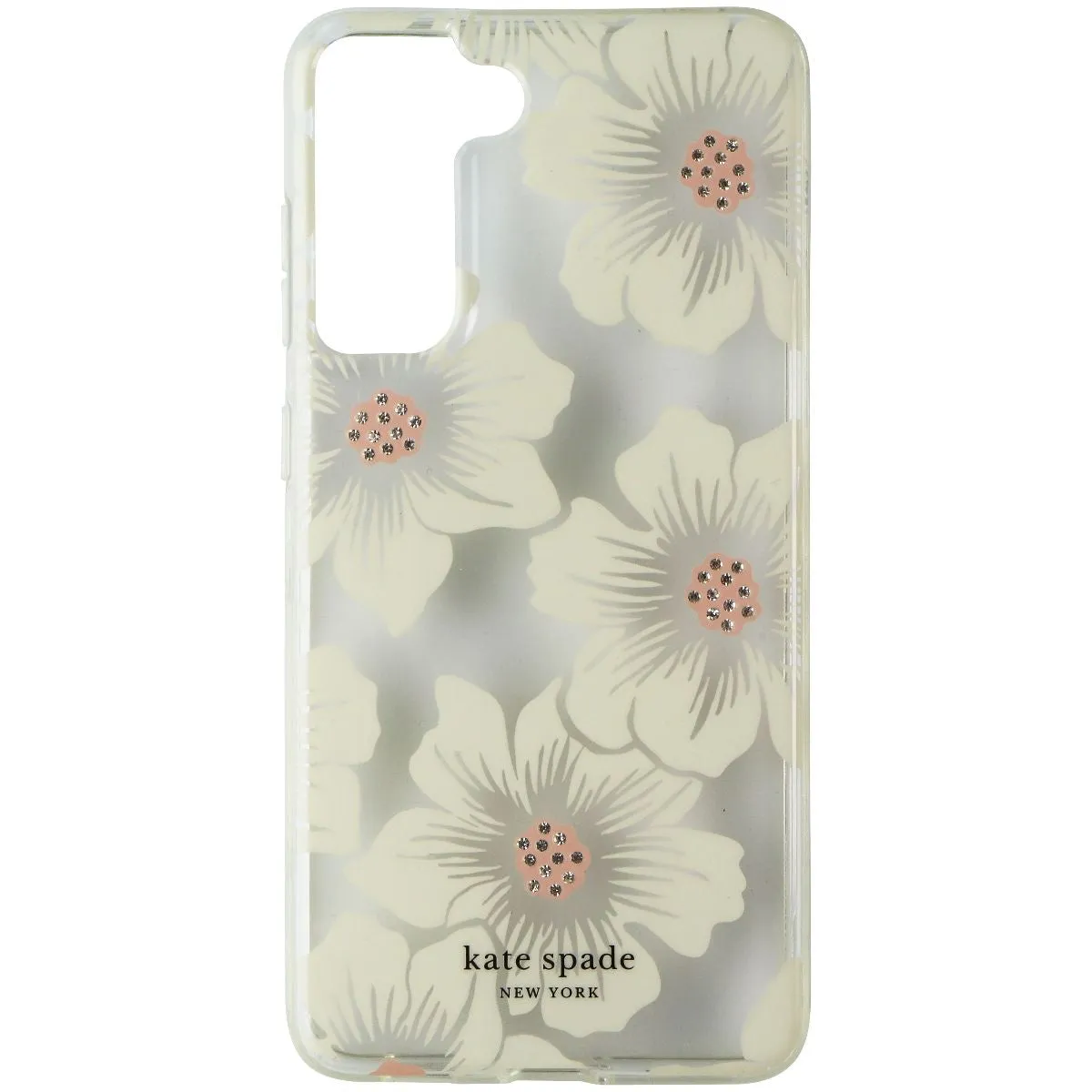 Kate Spade Protective Hardshell Case for Samsung Galaxy A53 5G - Hollyhock/Clear