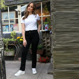 KERRY STRAIGHT JEANS REG (BLACK)