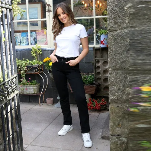 KERRY STRAIGHT JEANS REG (BLACK)