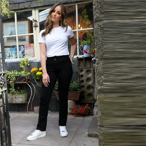 KERRY STRAIGHT JEANS REG (BLACK)