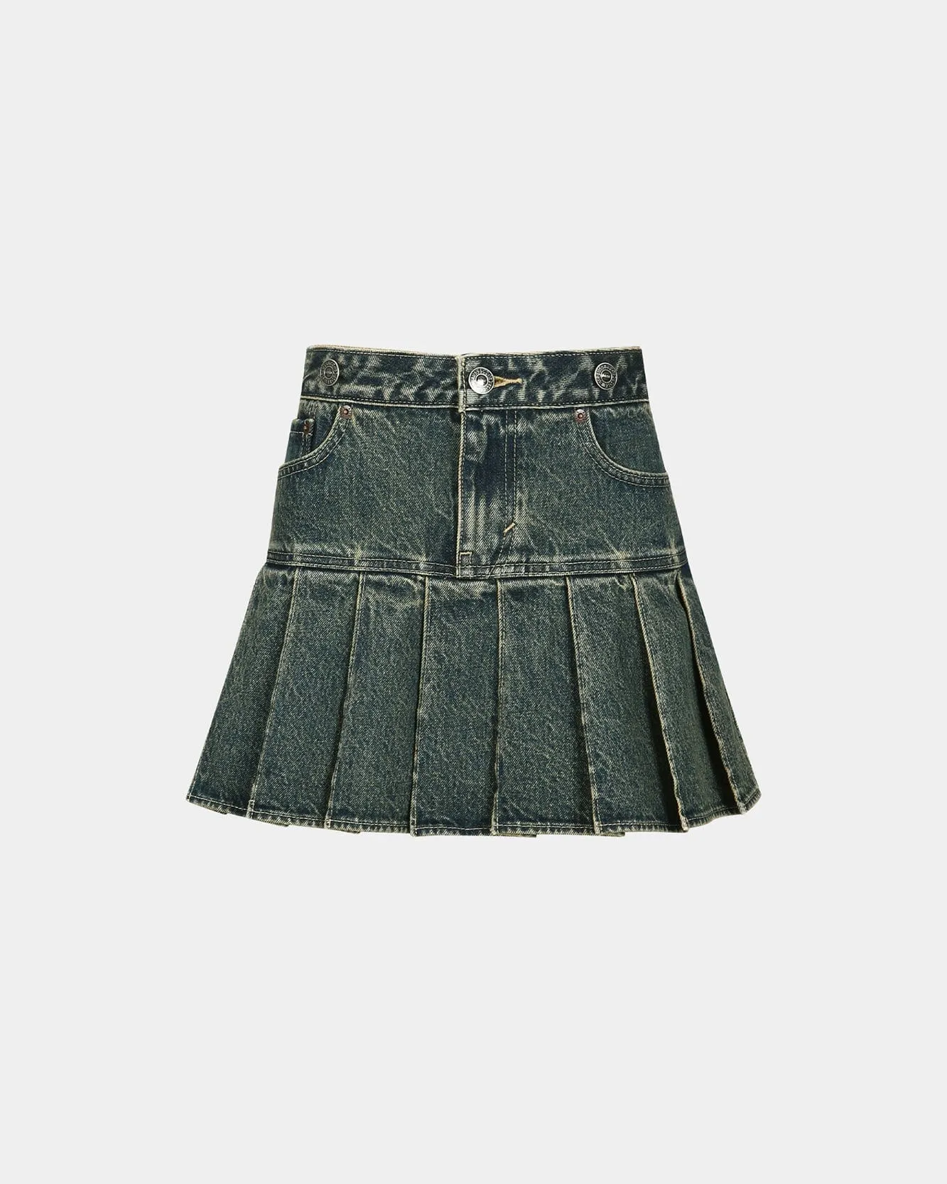 LEVIS X ADSB PLEATED SKIRT apa778w(TINTED INDIGO)