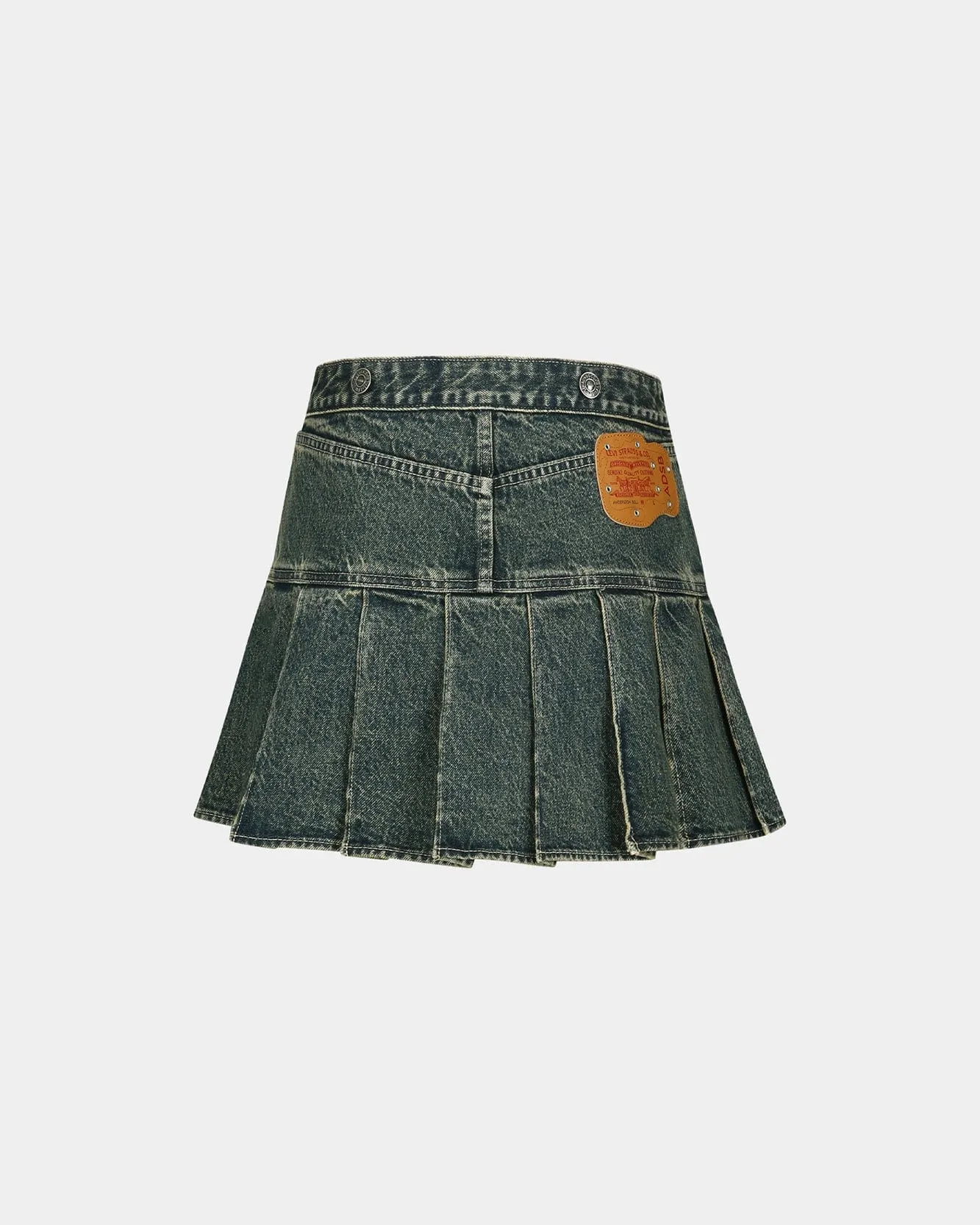LEVIS X ADSB PLEATED SKIRT apa778w(TINTED INDIGO)