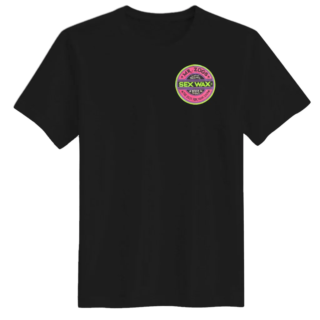 Mr. Zog's Sex Wax Mens Fluoro S/S Tee - Black