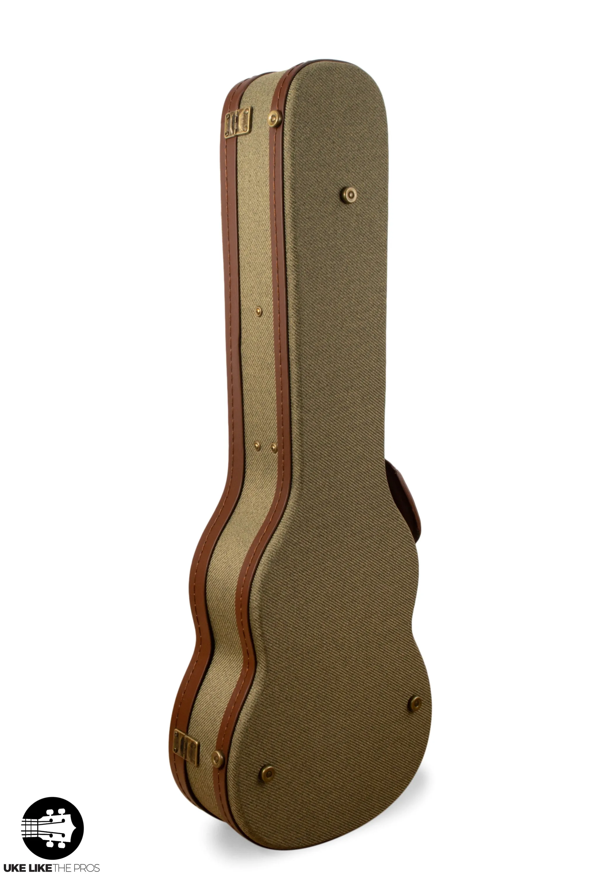 Ohana UOT-24 Olive Twill Concert Ukulele Hardshell Case