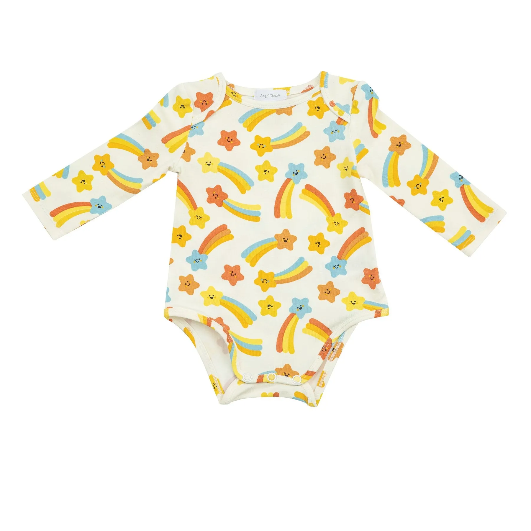 Orange Shooting Stars Bodysuit Size 6-12 Months