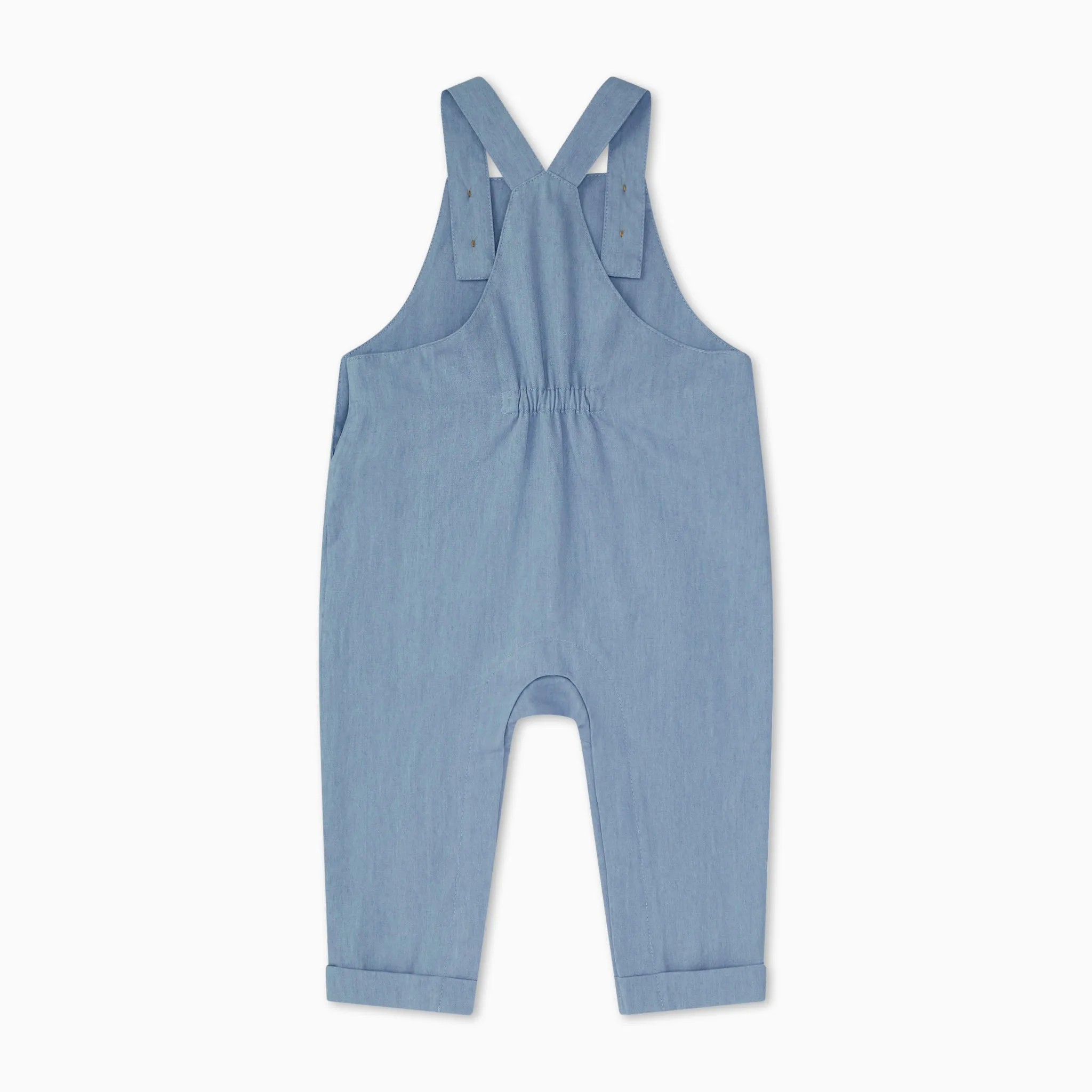 Organic Cotton Chambray Overalls