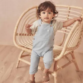 Organic Cotton Chambray Overalls