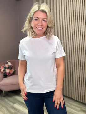PALMER LOOSE T-SHIRT (CLOUD DANCER/IVORY)