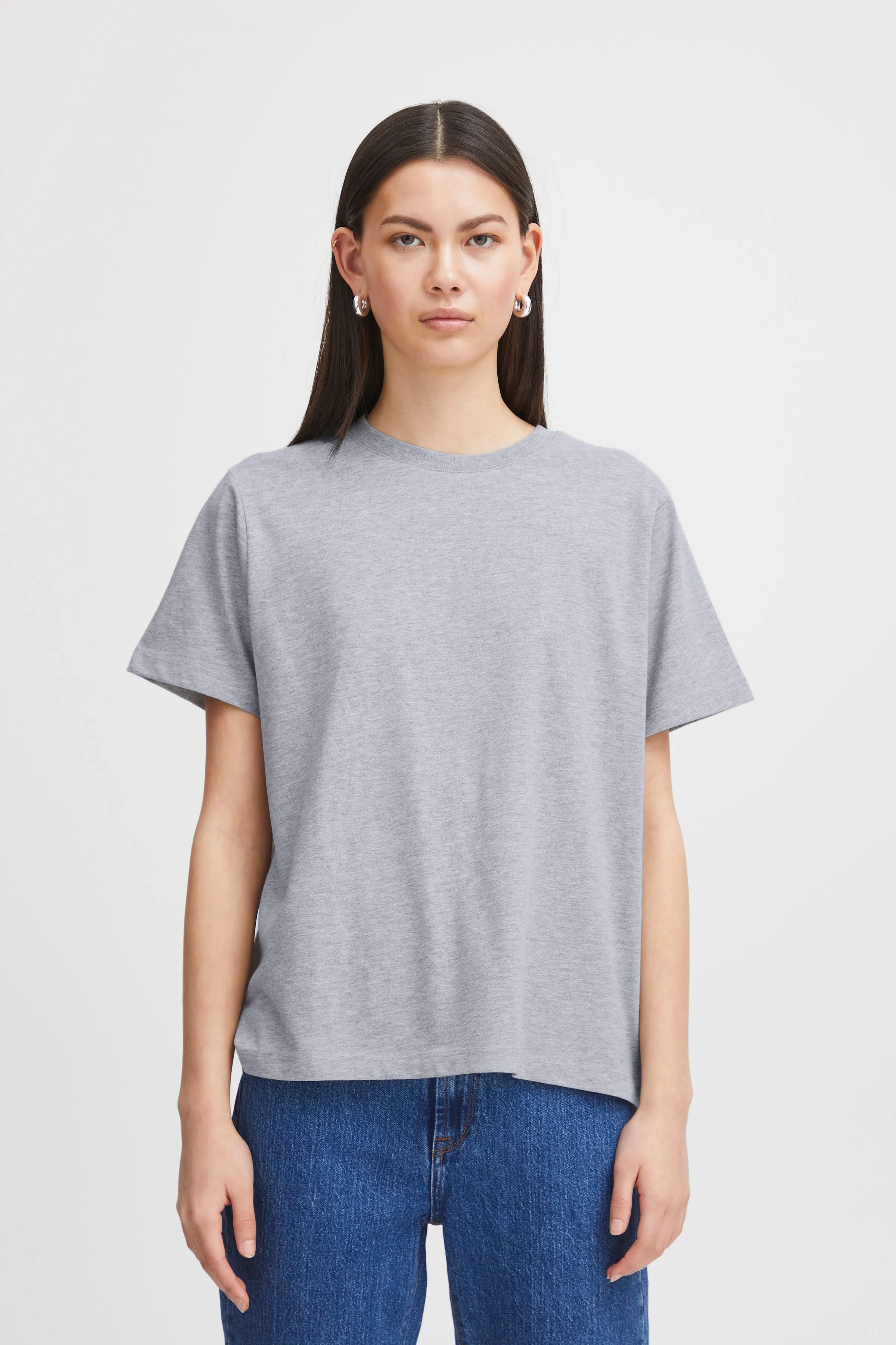 PALMER LOOSE T-SHIRT (GREY MELANGE)
