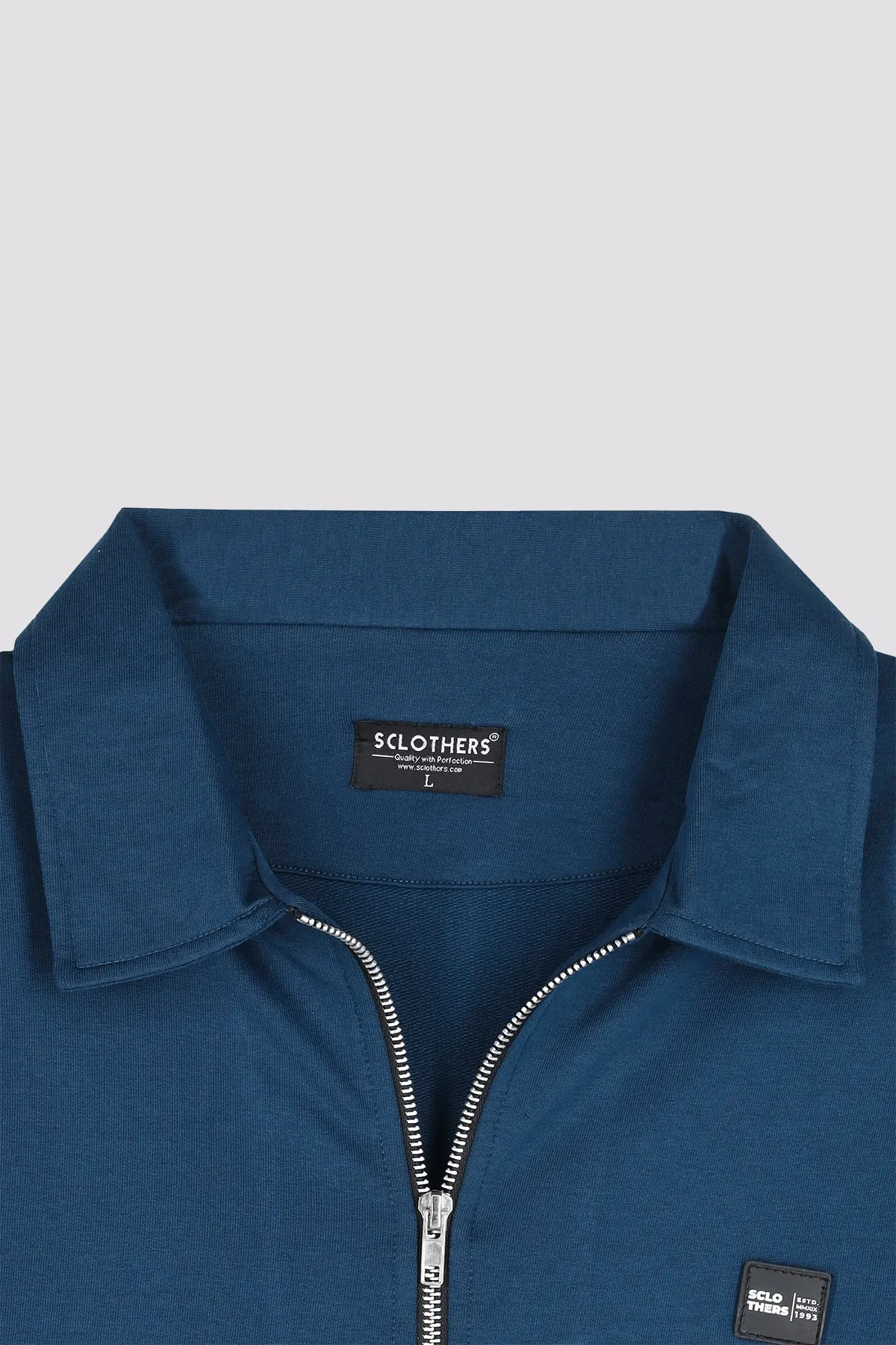 Sclothers Blue Zipper Coord Set - W23 - MHC004R