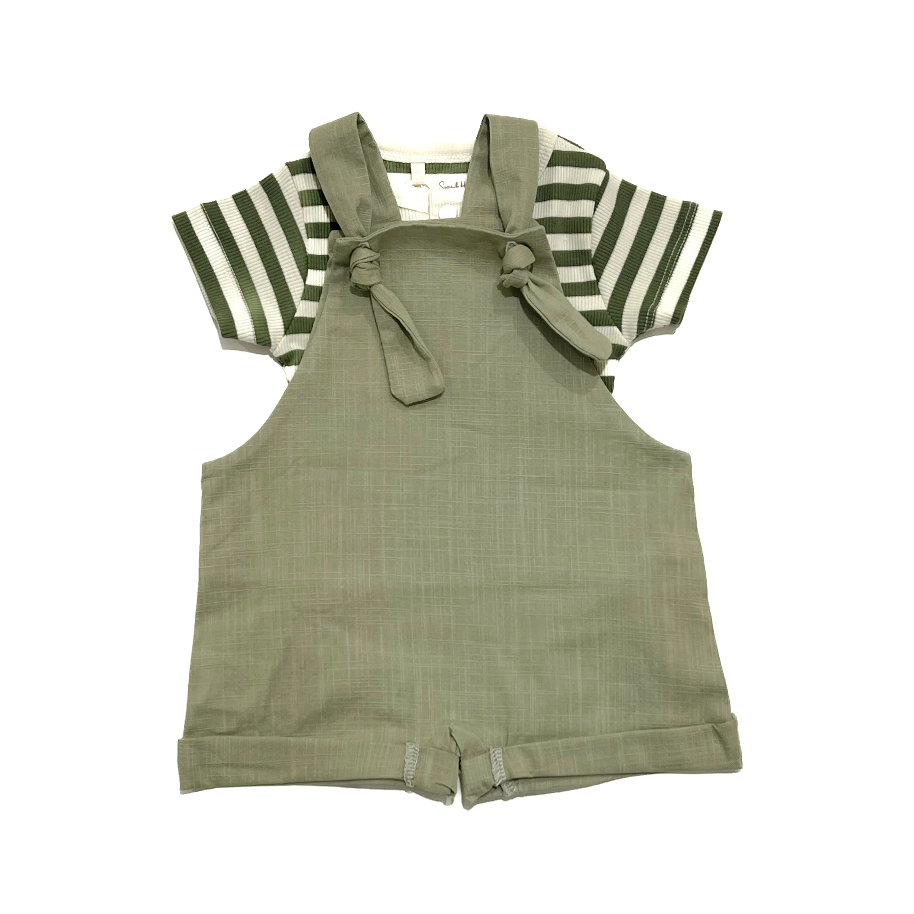 Short Overalls - Sage