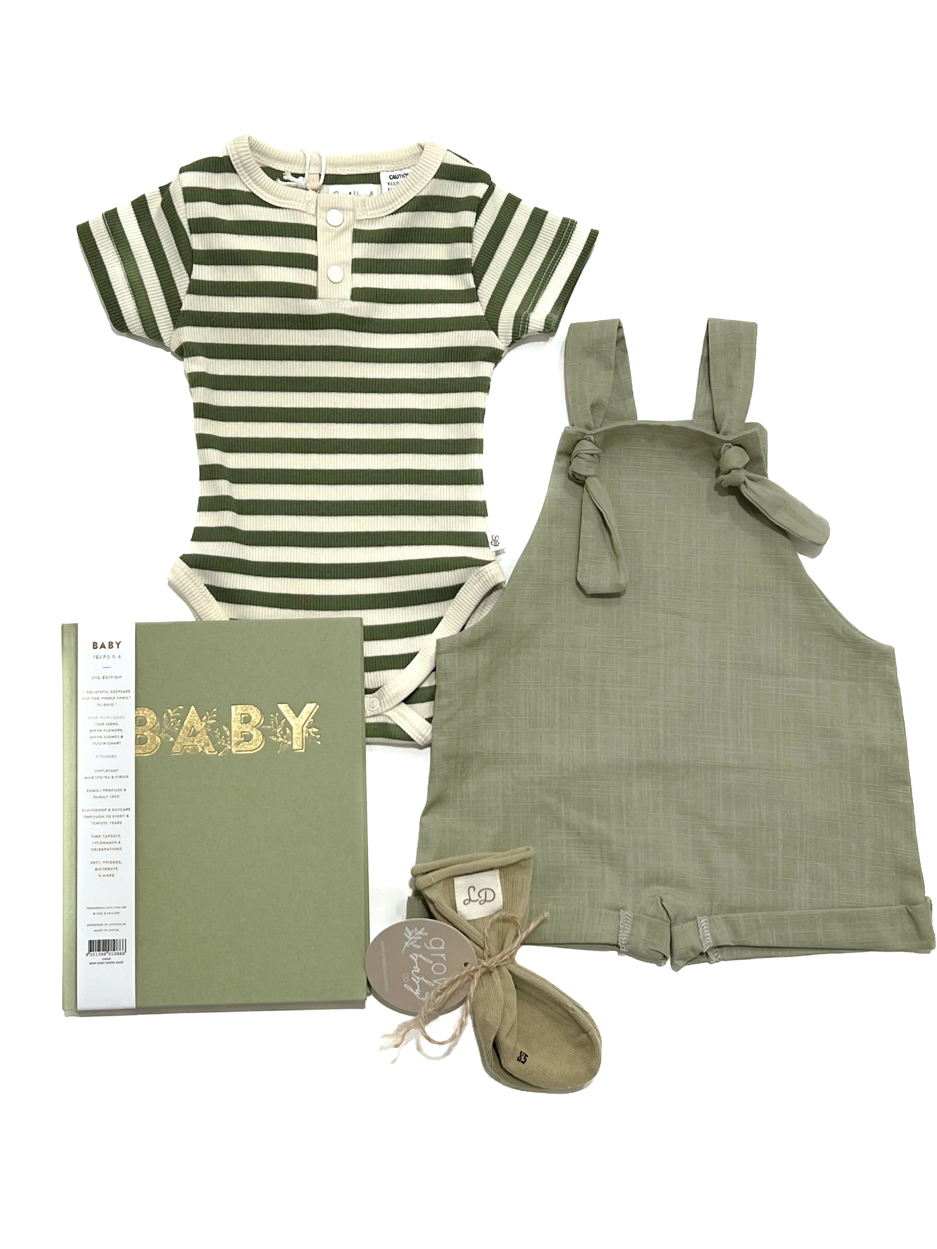 Short Overalls - Sage
