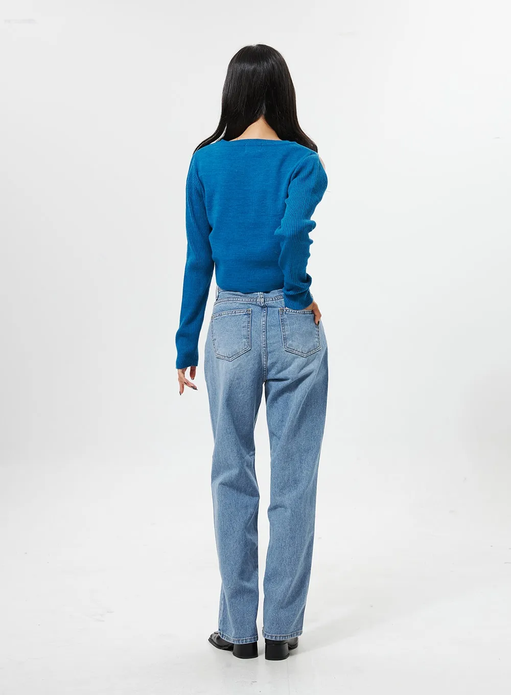 Straight Leg Jeans OO312