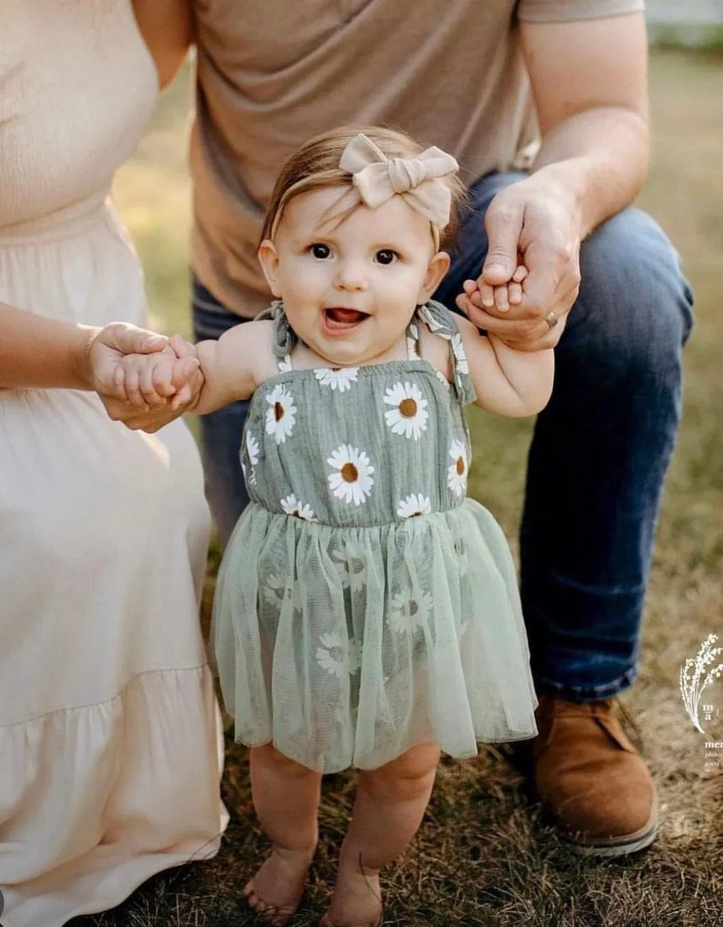 Tutu Daisy Romper - Mustard