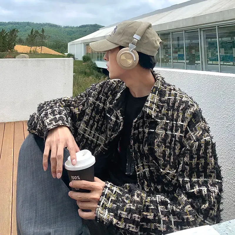 Wiaofellas Jackets Men Handsome Cargo Autumn Fashion All-match Casual Ulzzang Baggy Cool Streetwear Daily Popular Pockets Cozy M61