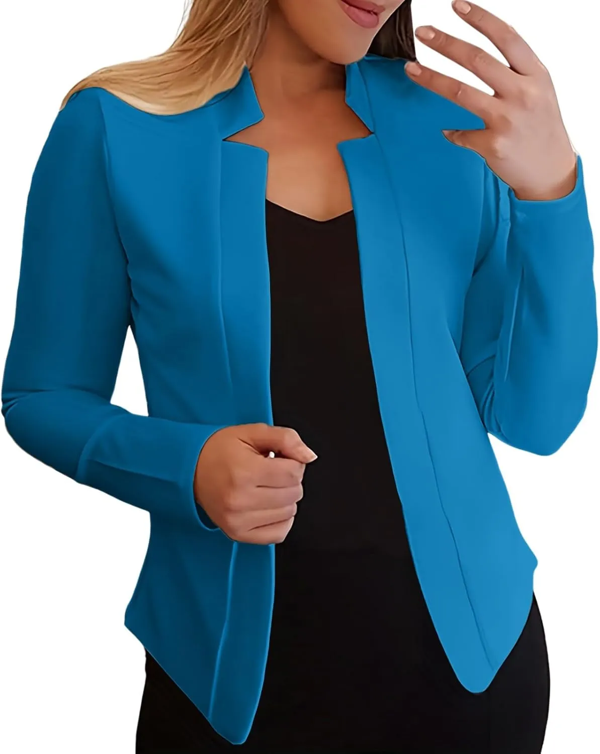 Women Petite Blazer Dressy Casual Work Suit Jackets Cute Croppped Cardigan Lightweight Open Front Short Sport Coats