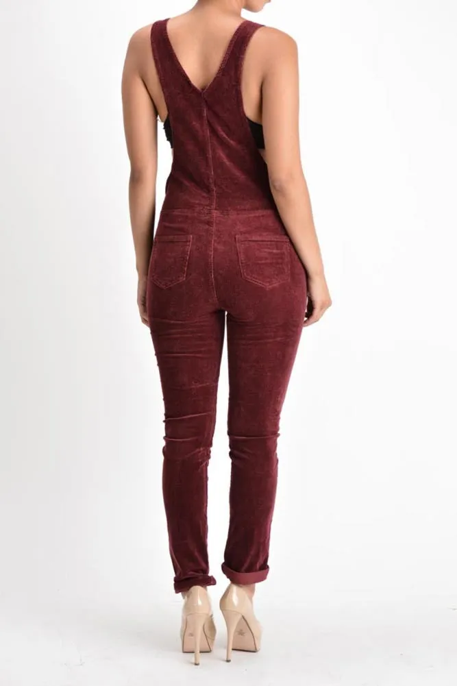 Women's Corduroy Overalls