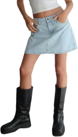 Y2k Jean Skirt for Women Low Rise A Line Raw Hem Frayed Denim Mini Skirt with Pockets Summer Going Out Short Skirt